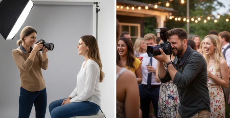 Portrait vs Event Photographer: UK Comparison Guide